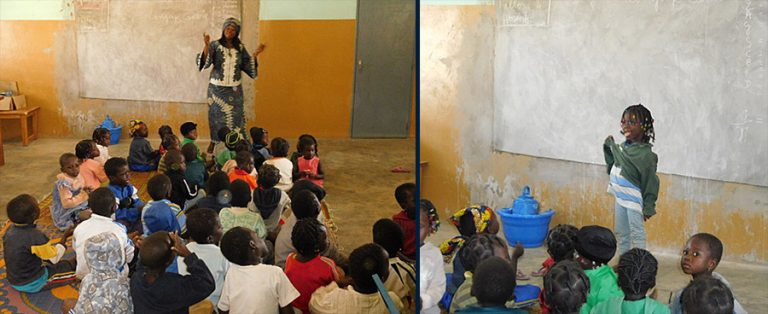 Bild von Schulklassen in Afrika